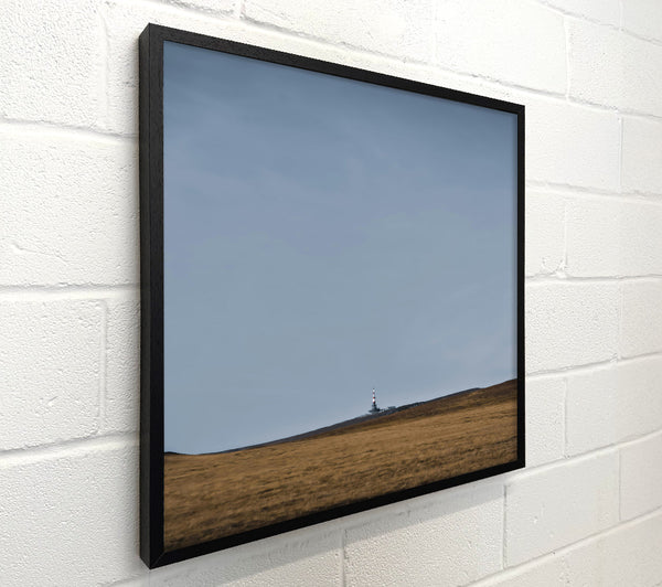 Gray Sky Over Grassland