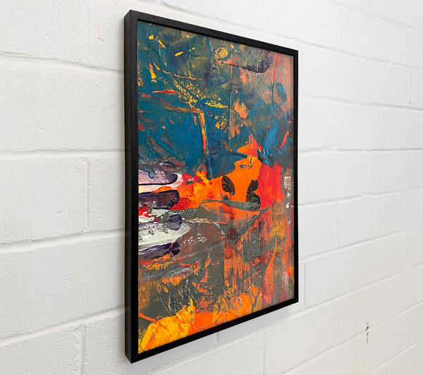 Orange Abstract Expression