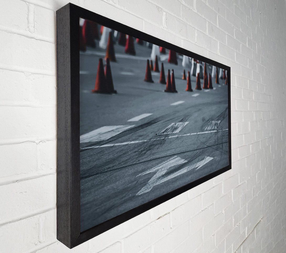  A Canvas Print of Grey Road Ahead Canvas Print