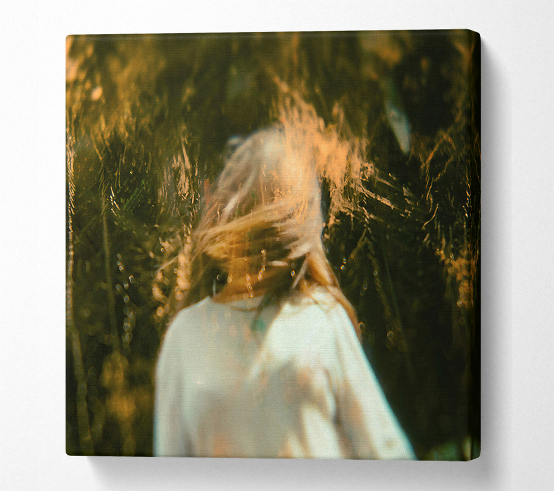  A Canvas Print of Golden Underwater Dreams Canvas Print