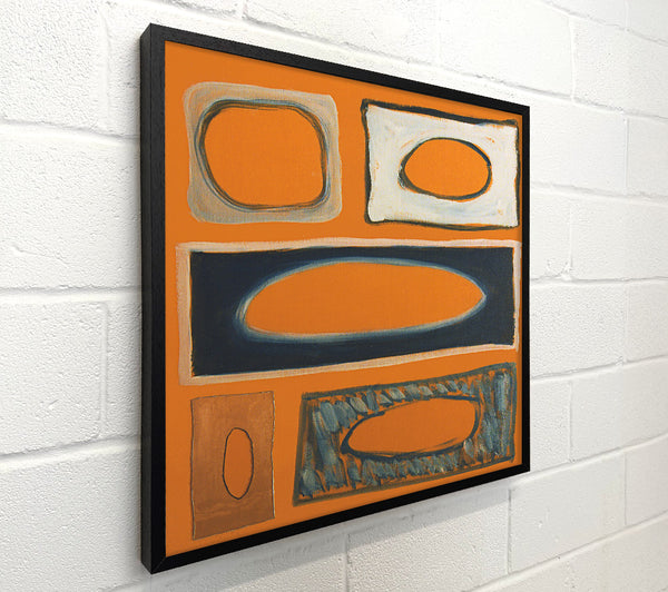 Orange Framed Circles