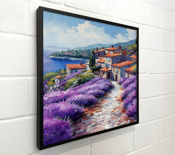 Purple Lavender Coastline
