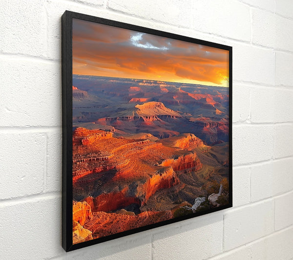 Orange Canyon Sunset