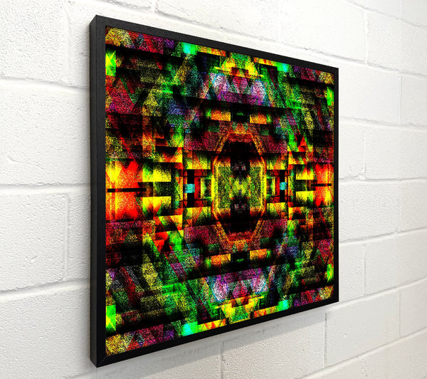 Green Geometric Dreamscape