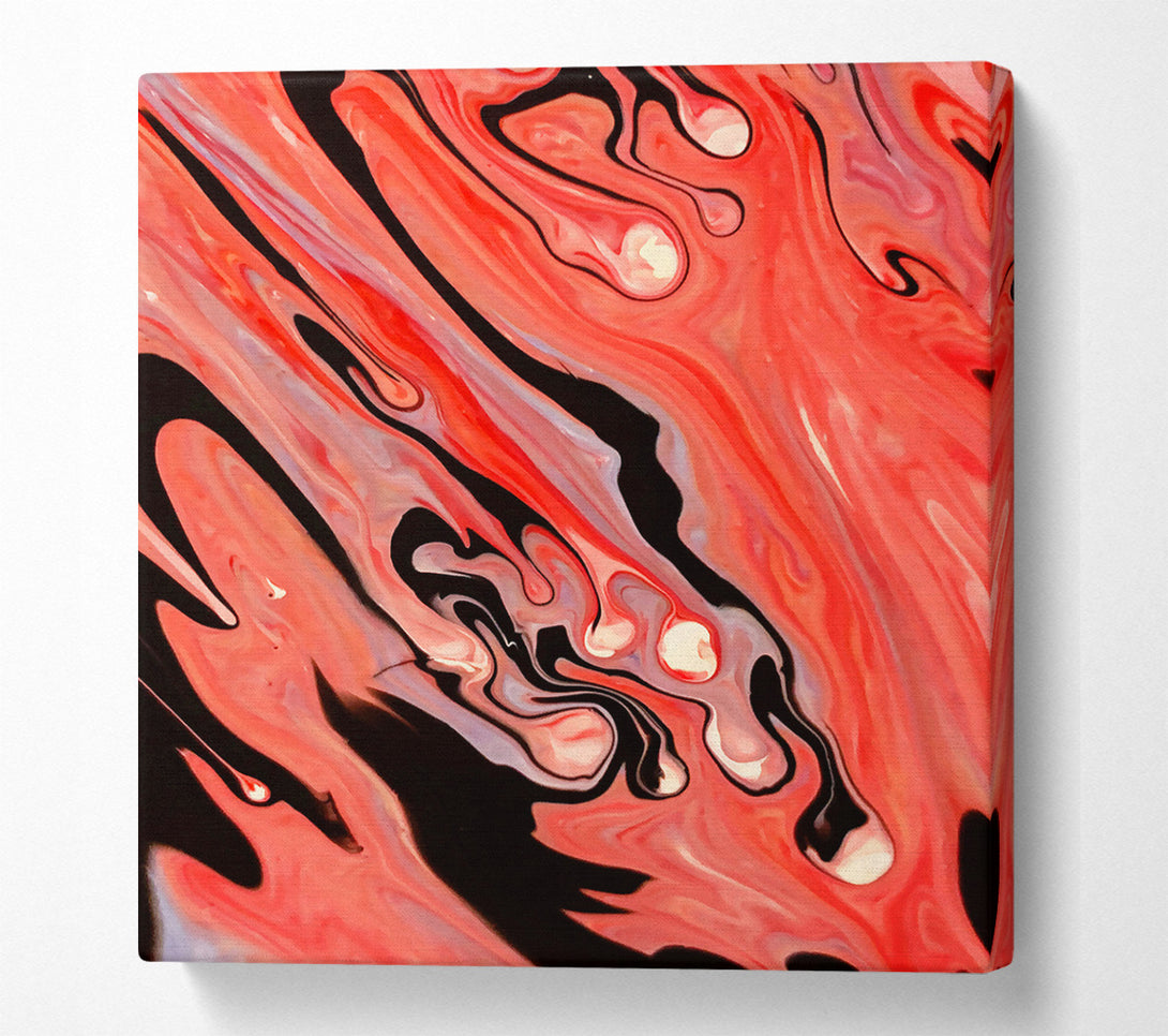  A Canvas Print of Crimson Swirls Of Dreams Canvas Wall Art