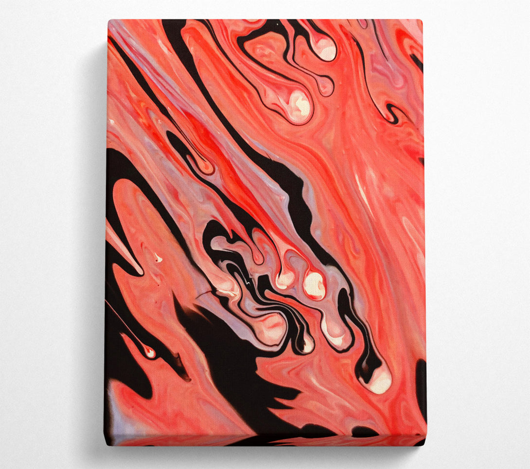  A Canvas Print of Crimson Swirls Of Dreams Canvas Wall Art