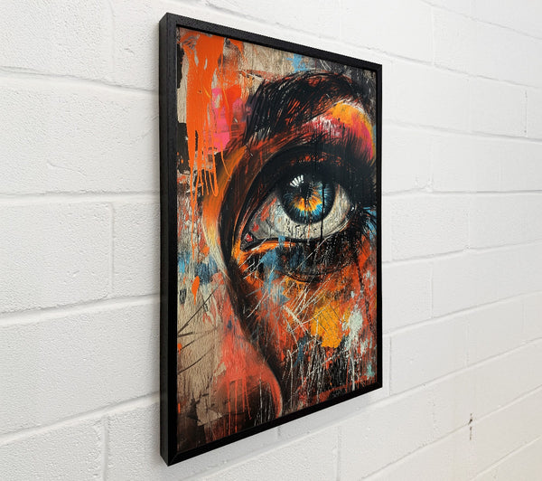 Distressed Eye Graffiti