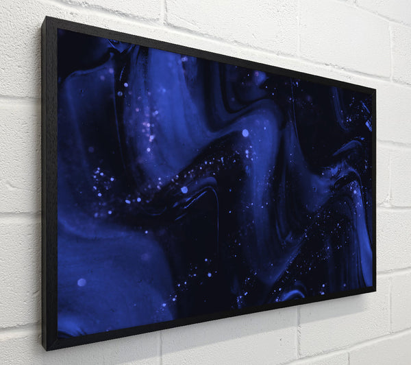 Midnight Blue Swirls.