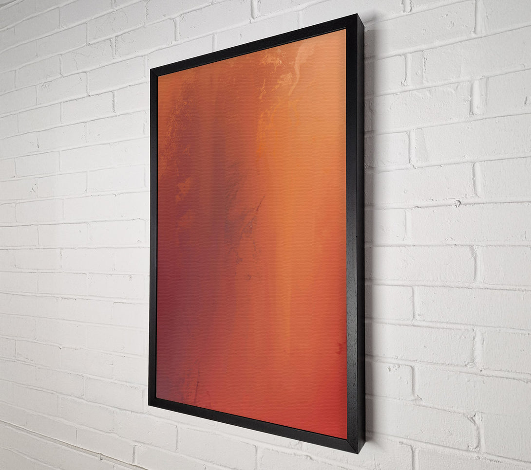 A Canvas Print of Coral Sunset Hues Canvas Print