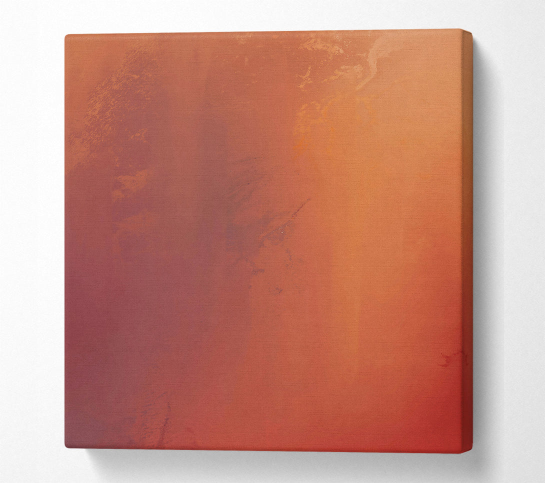  A Canvas Print of Coral Sunset Hues Canvas Print