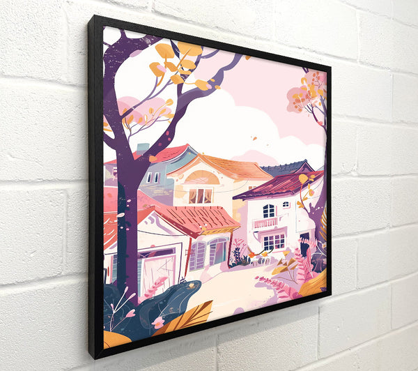 Purple Village Blooms
