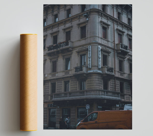 Rusty Urban Corner Print