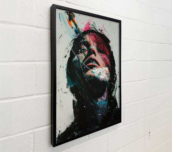 Distressed Woman Graffiti