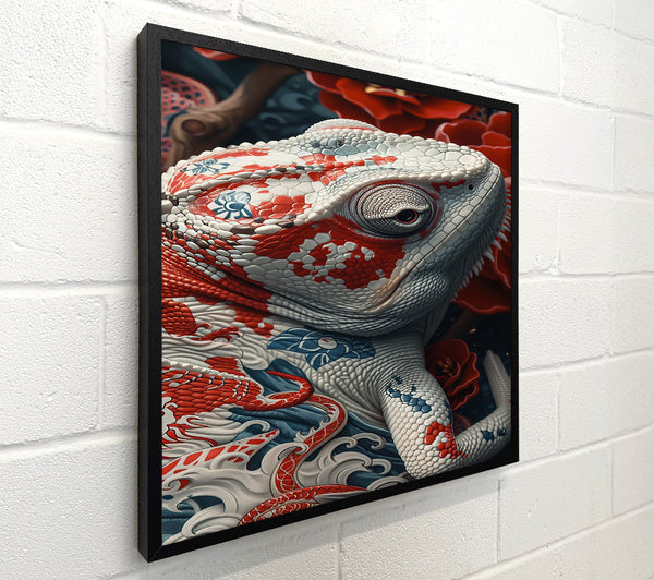 Red Scaled Chameleon