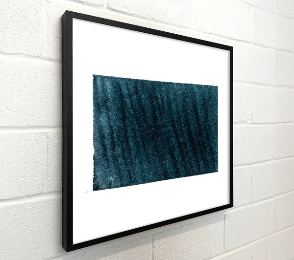 Teal Textured Abstract