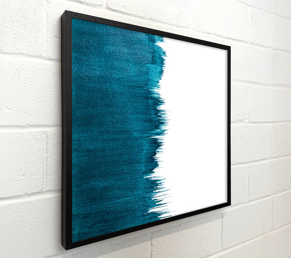Teal Brushstrokes Fade