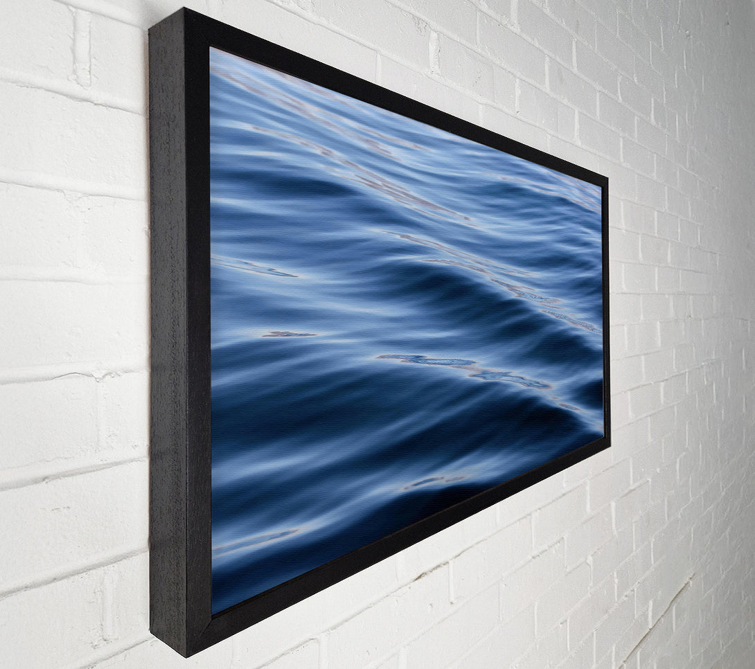  A Canvas Print of Indigo Water Ripples Canvas Art