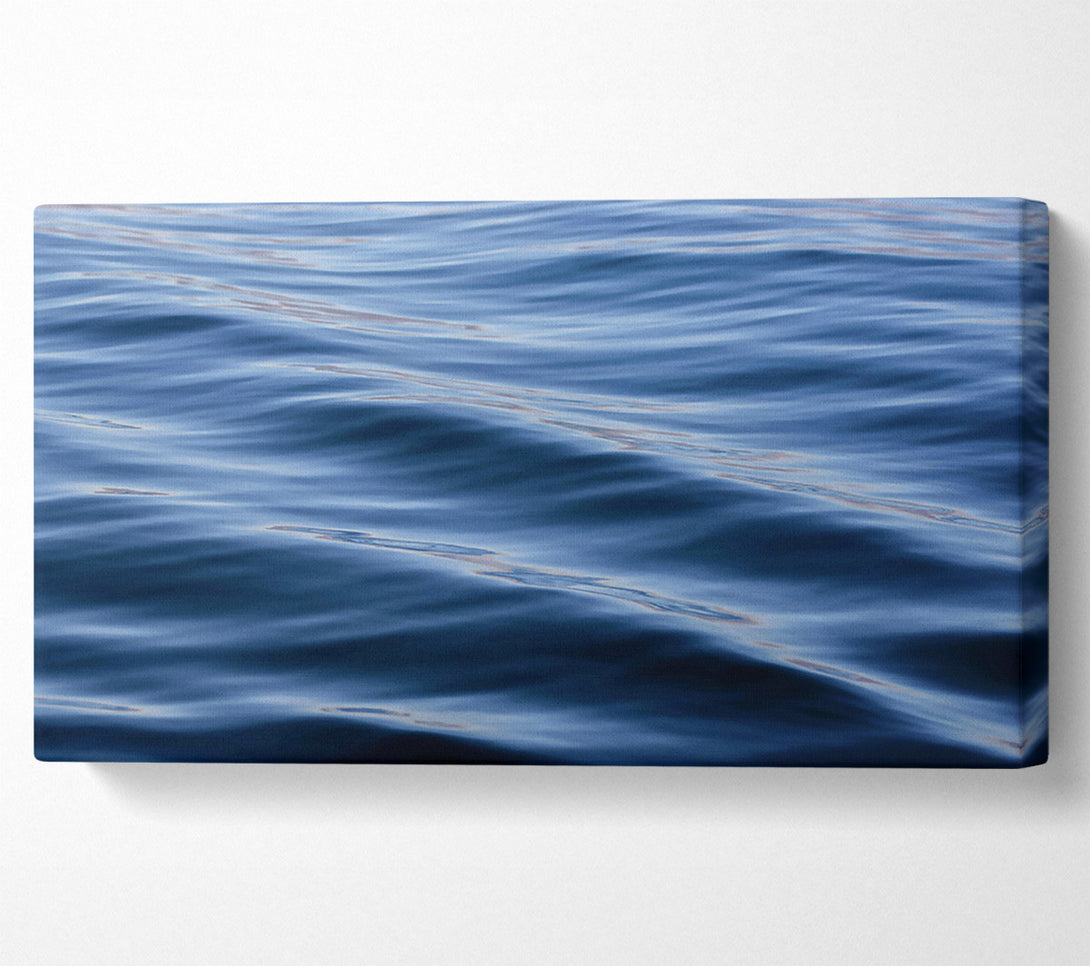  A Canvas Print of Indigo Water Ripples Canvas Art