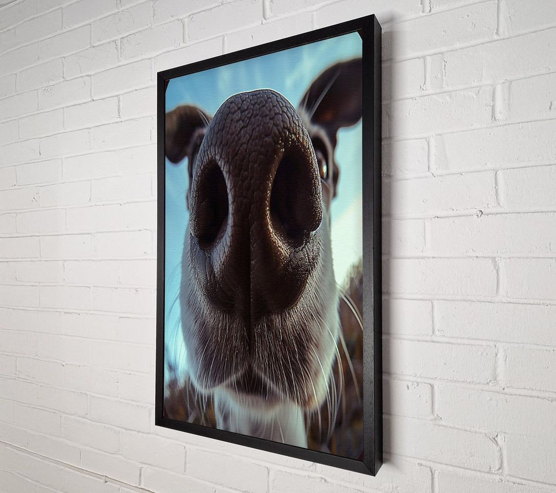  A Canvas Print of Dog Sniff Canvas Art