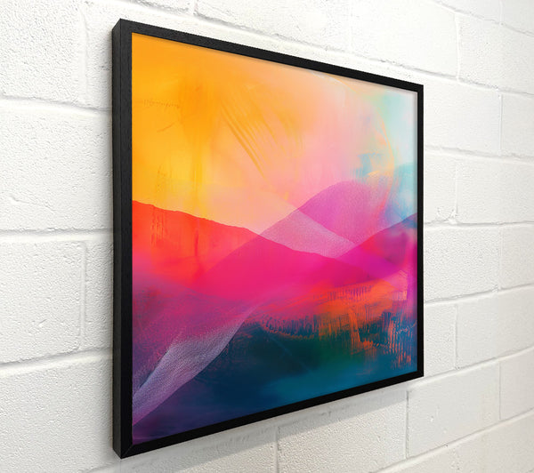 Pink And Teal Horizon