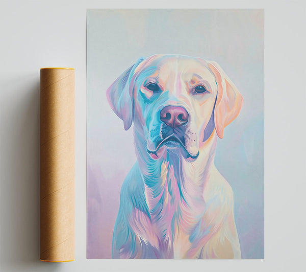 Azure Lab Gaze Giclee Print
