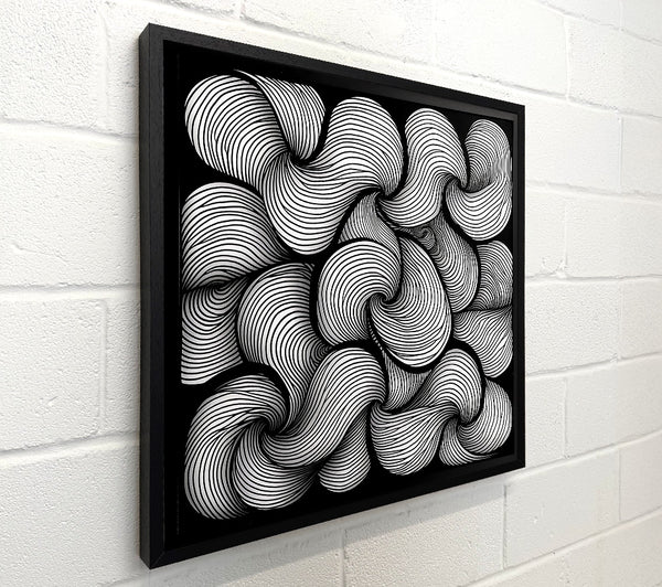 Black Swirling Lines