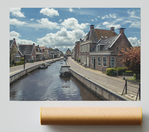 Blue Water Village Poster