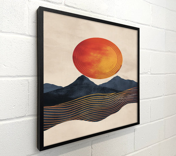 Golden Sunrise Landscape