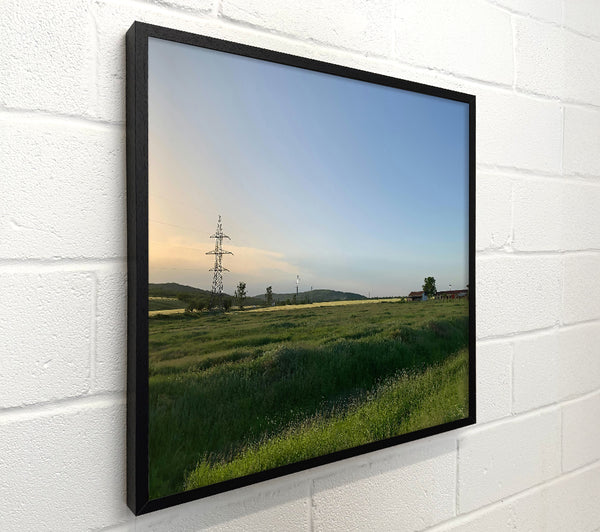 Green Field Sunset
