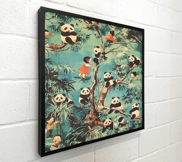 Teal Panda Paradise