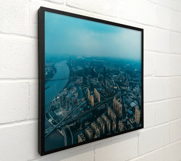 Blue Cityscape