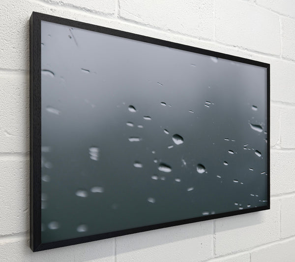 Gray Rain Drops