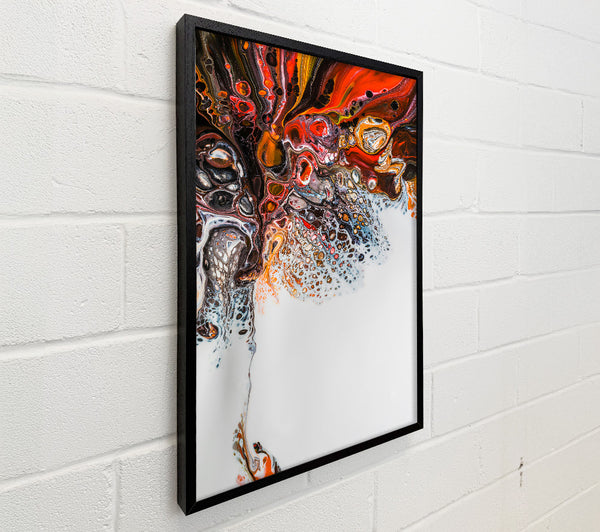 Orange Abstract Swirl