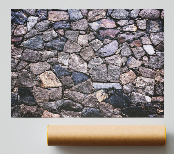 Greystone Wall Texture Giclee Print