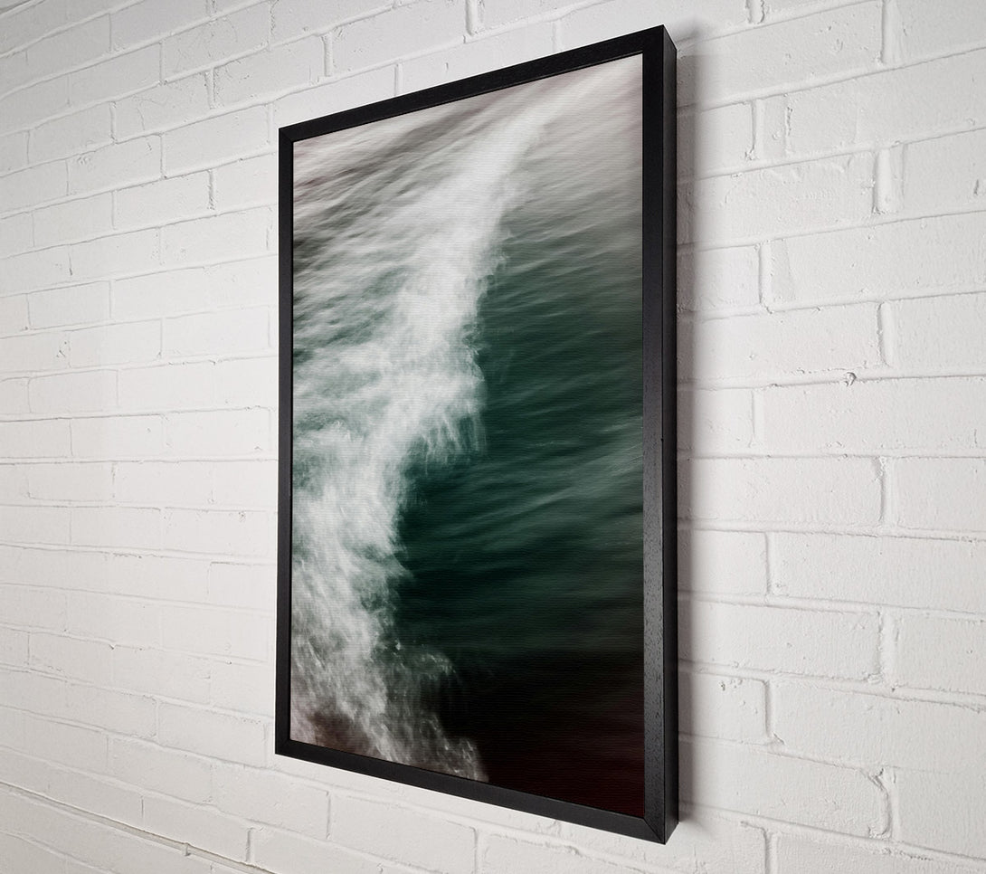  A Canvas Print of Emerald Water'S Embrace Canvas Art