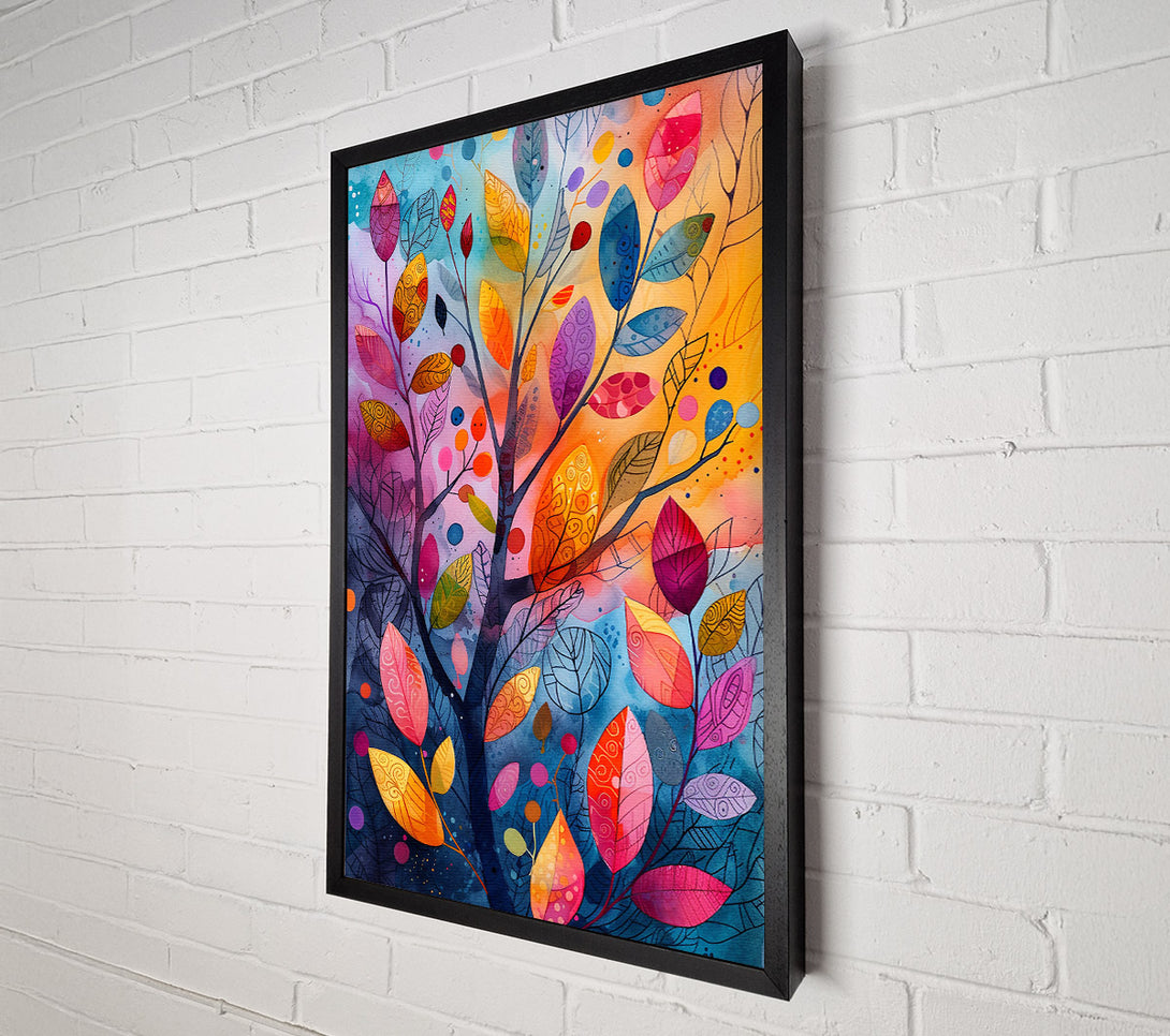  A Canvas Print of Orange Autumn Dreams Canvas Print