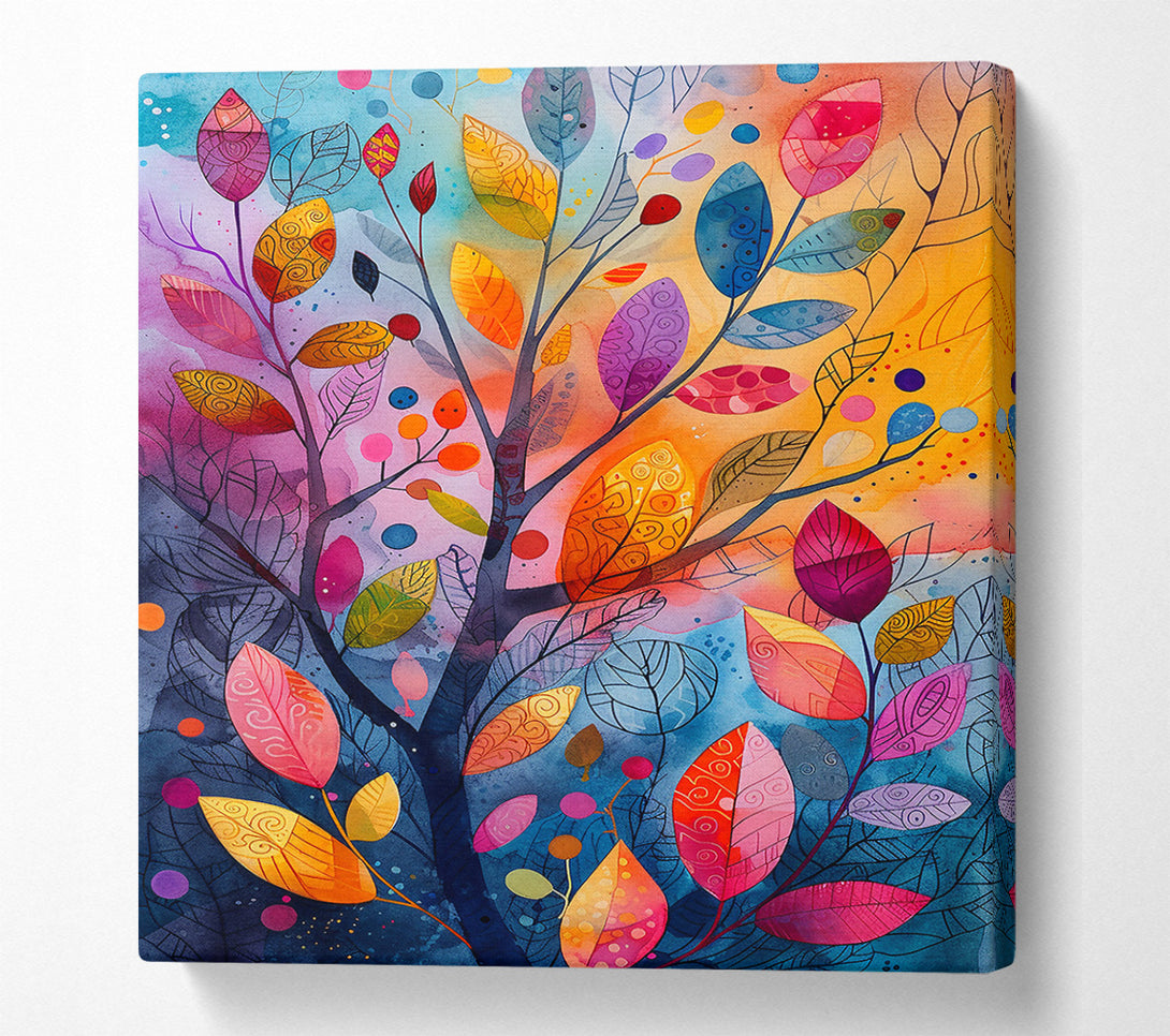  A Canvas Print of Orange Autumn Dreams Canvas Print