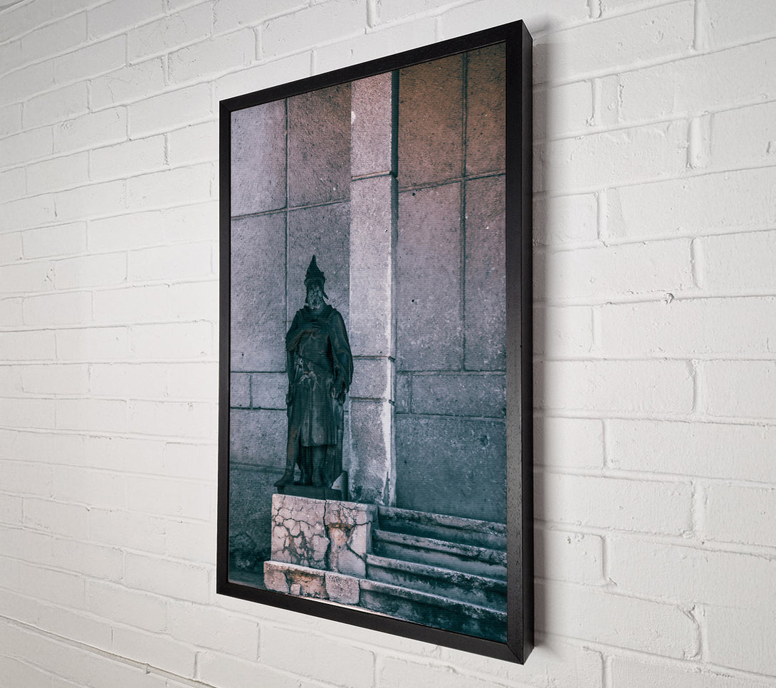  A Canvas Print of Grey Stone Sentinel Canvas Print