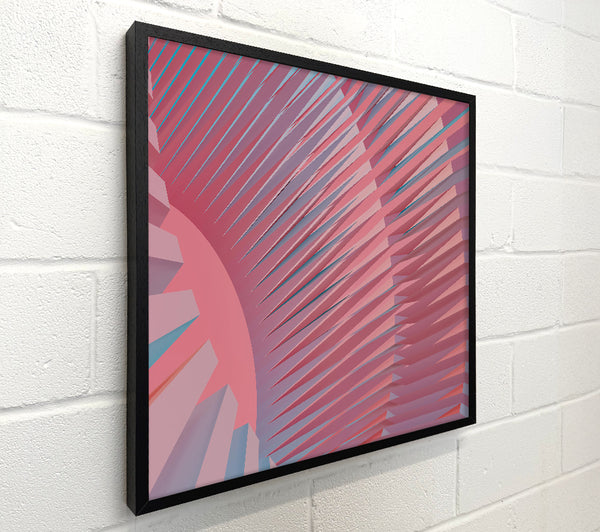 Pink Geometric Bloom