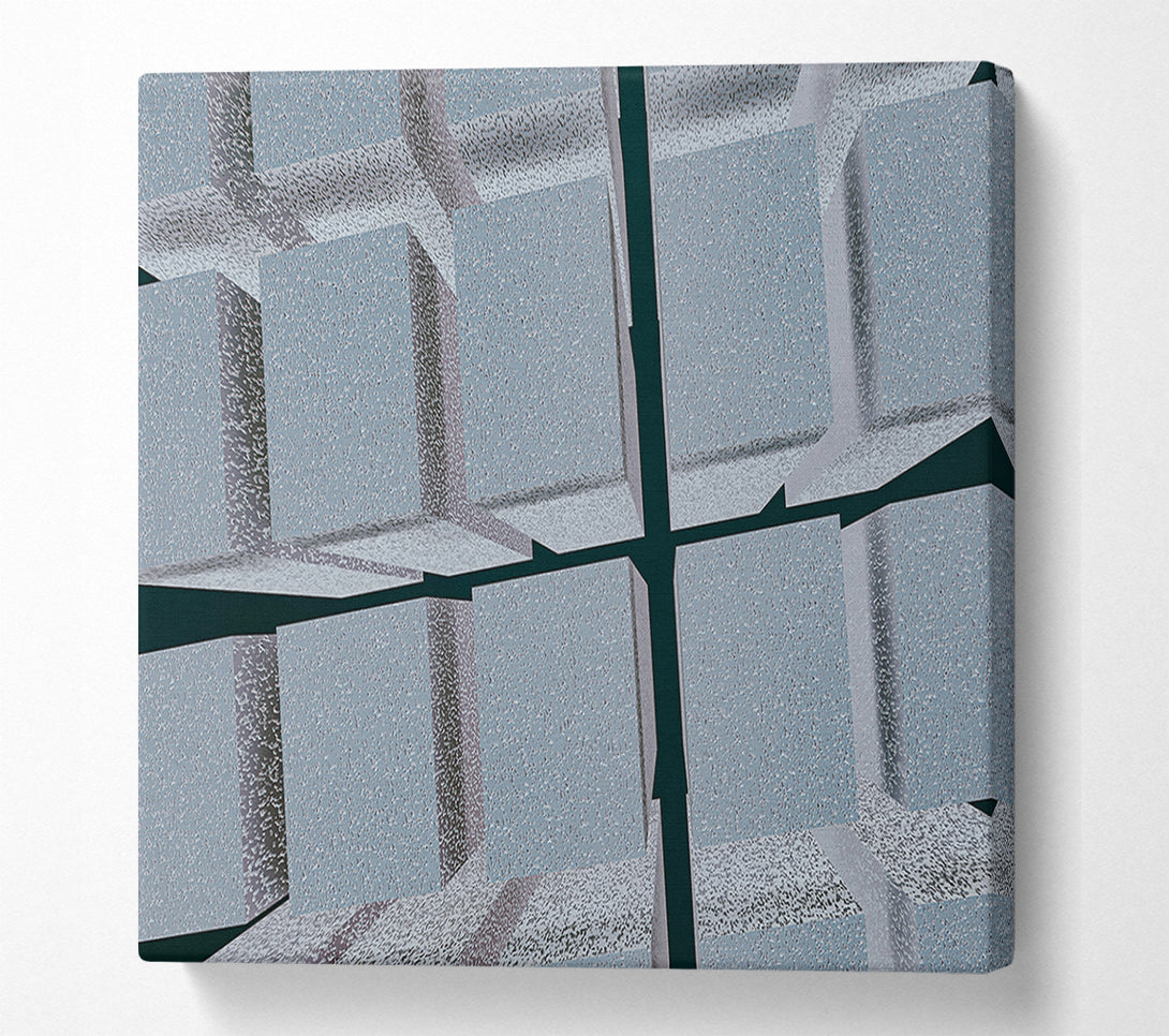  A Canvas Print of The Silver Grid Canvas Wall Art