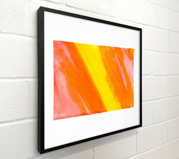 Yellow Sunset Streaks