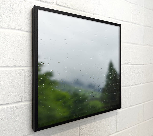 Grey Rain Drops