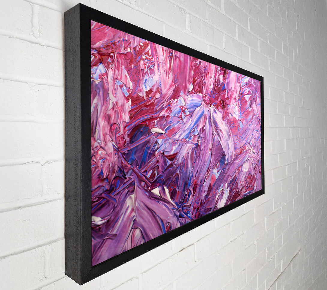  A Canvas Print of Lavender Swirls Of Color Canvas Art