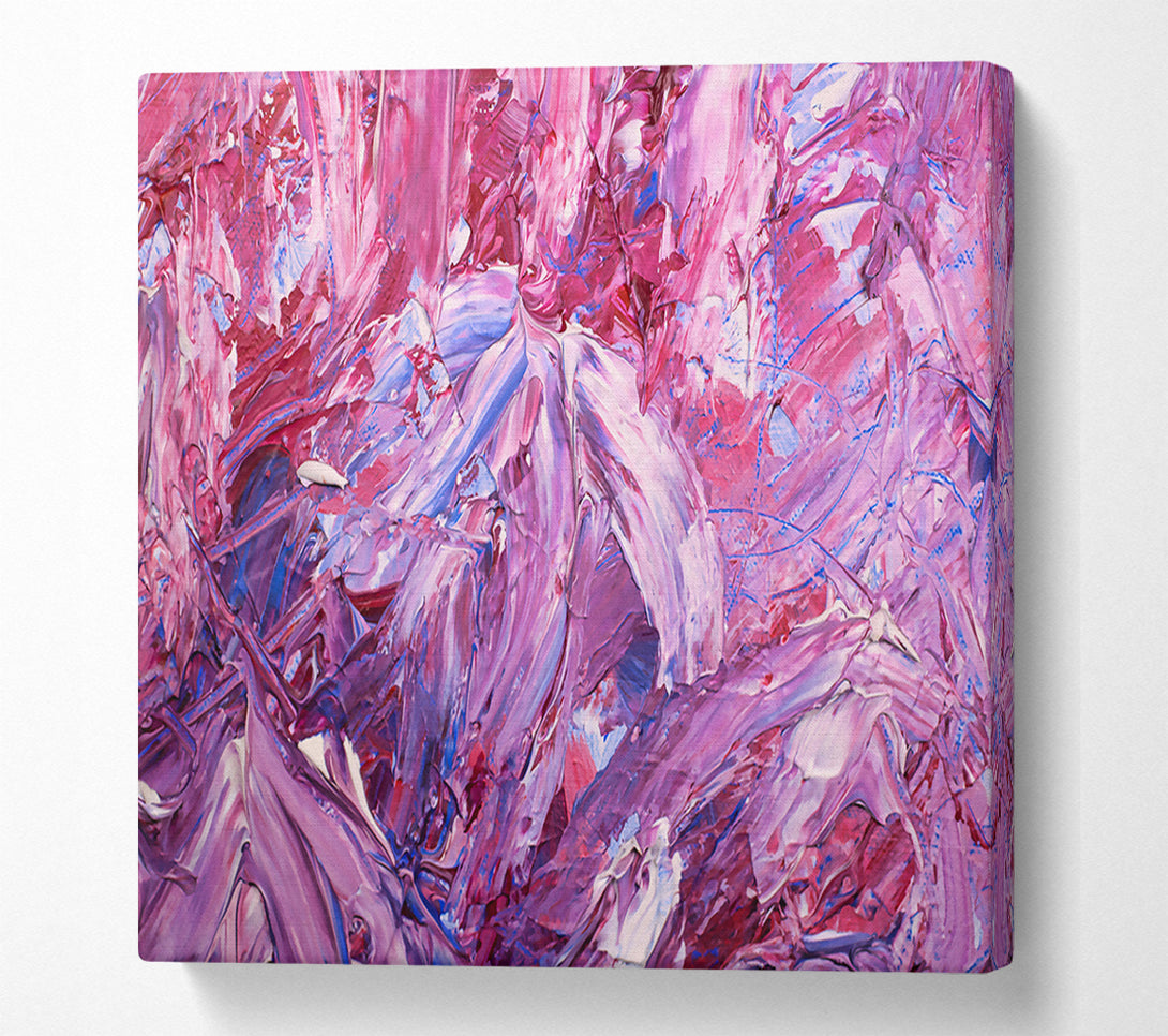  A Canvas Print of Lavender Swirls Of Color Canvas Art