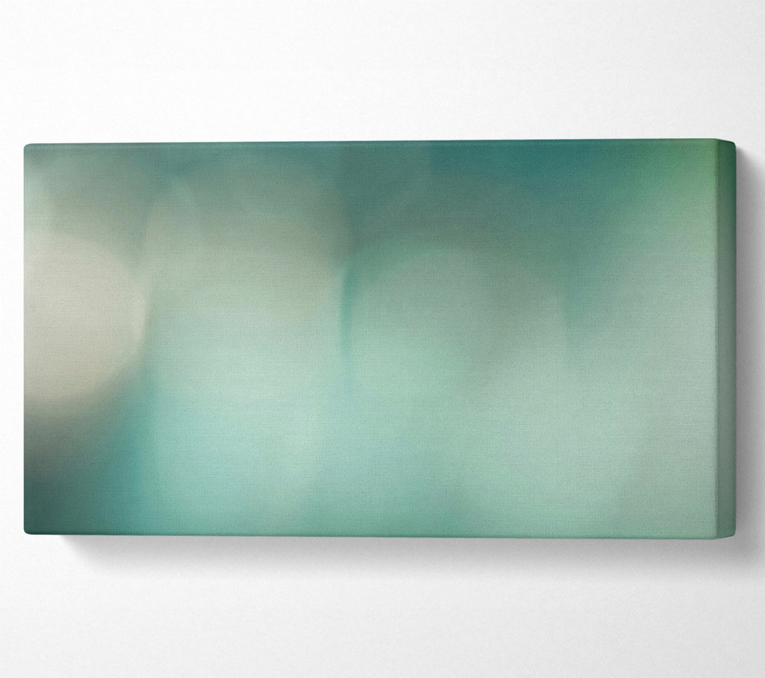  A Canvas Print of Teal Abstract Blur Canvas Print