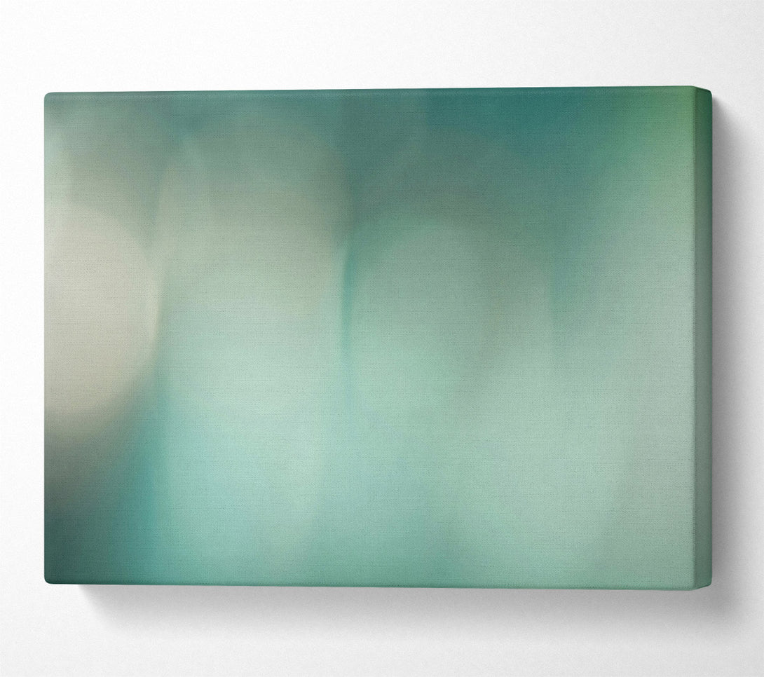  A Canvas Print of Teal Abstract Blur Canvas Print