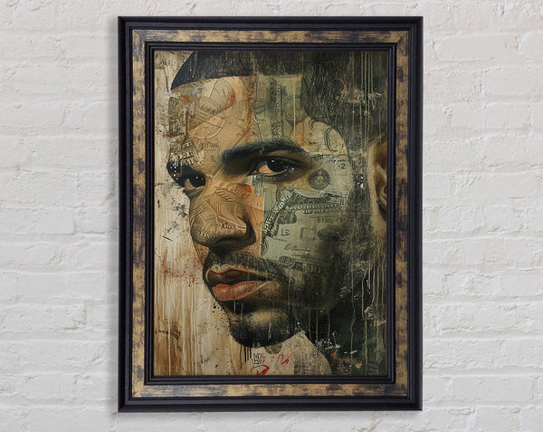 Drake Money Framed Print