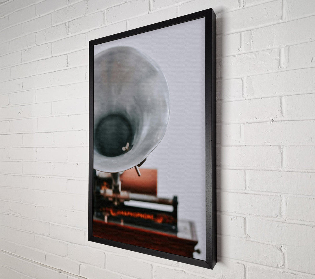  A Canvas Print of Silver Sound Machine Canvas Print
