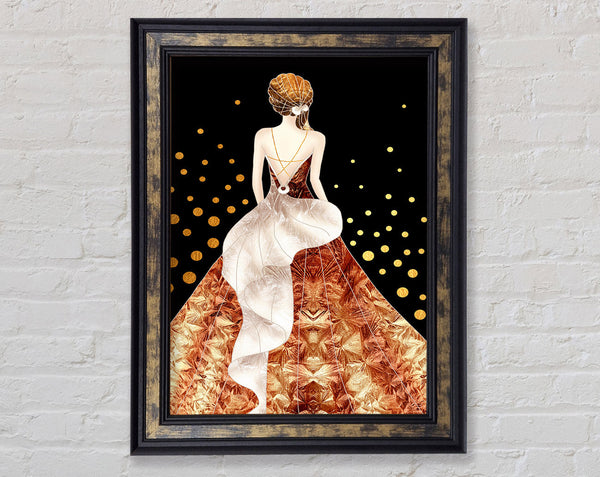 Dress Flow Framed Print