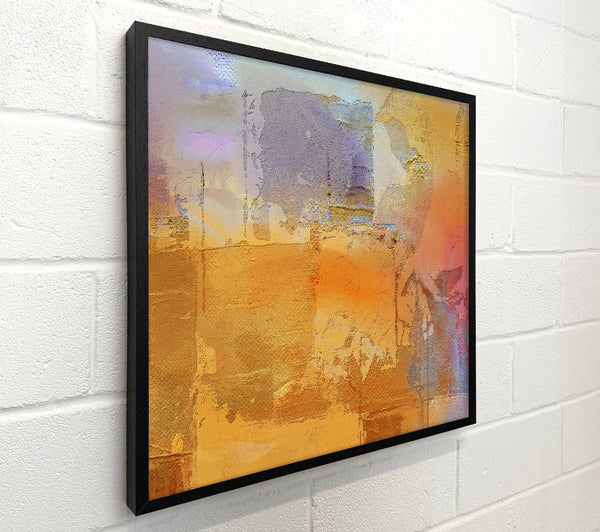 Golden Hues Abstract